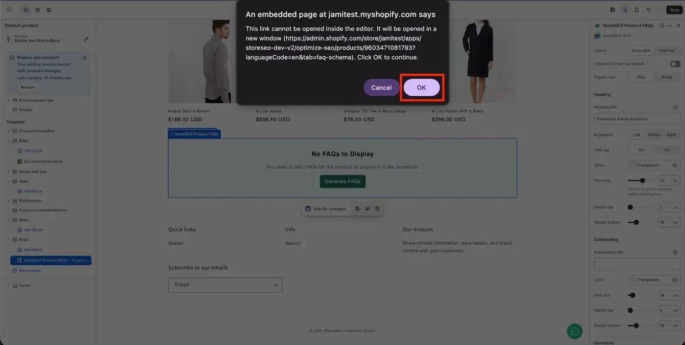 Show FAQs on Your Storefront
