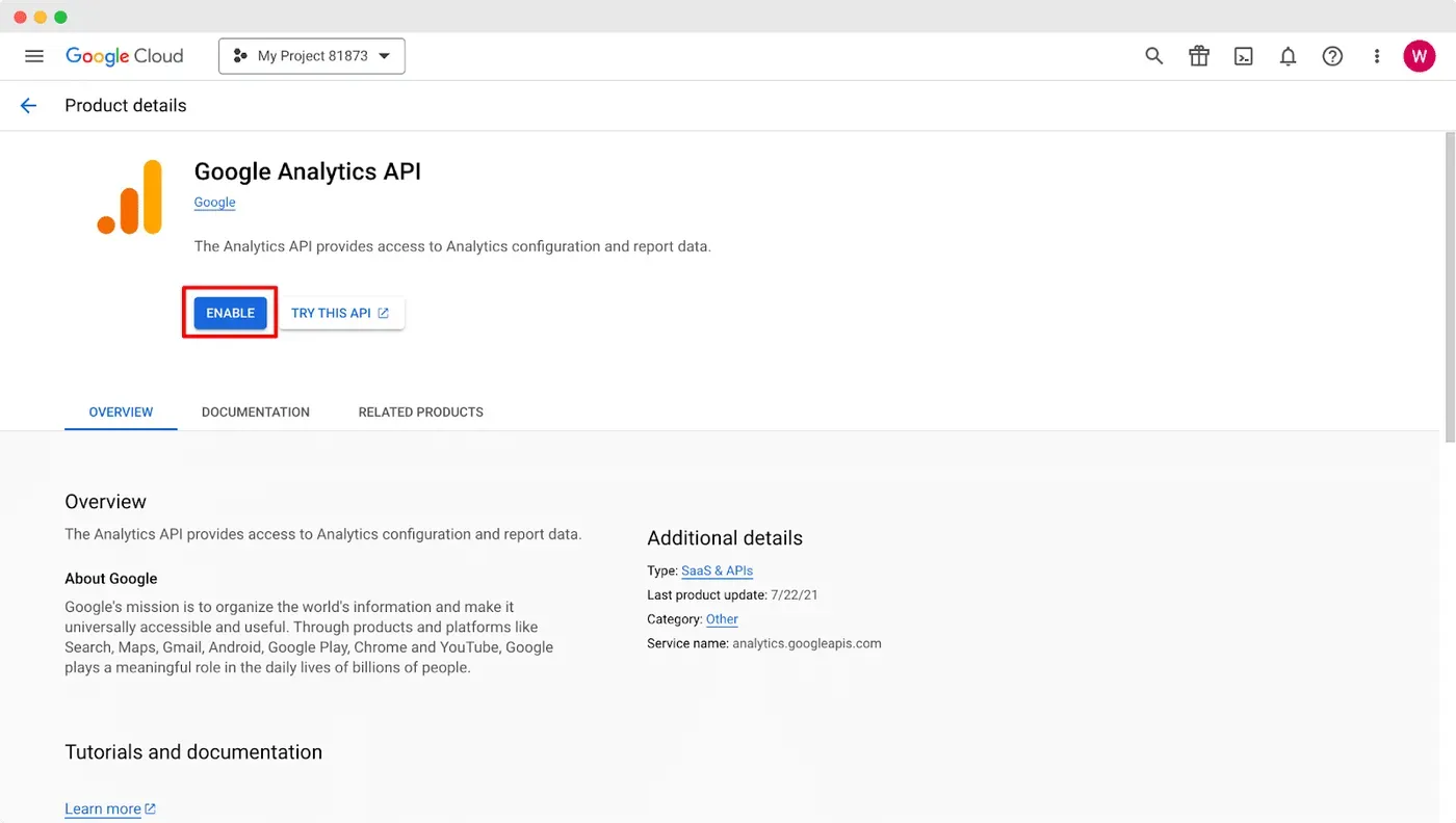 Connect StoreSEO With Google Analytics
