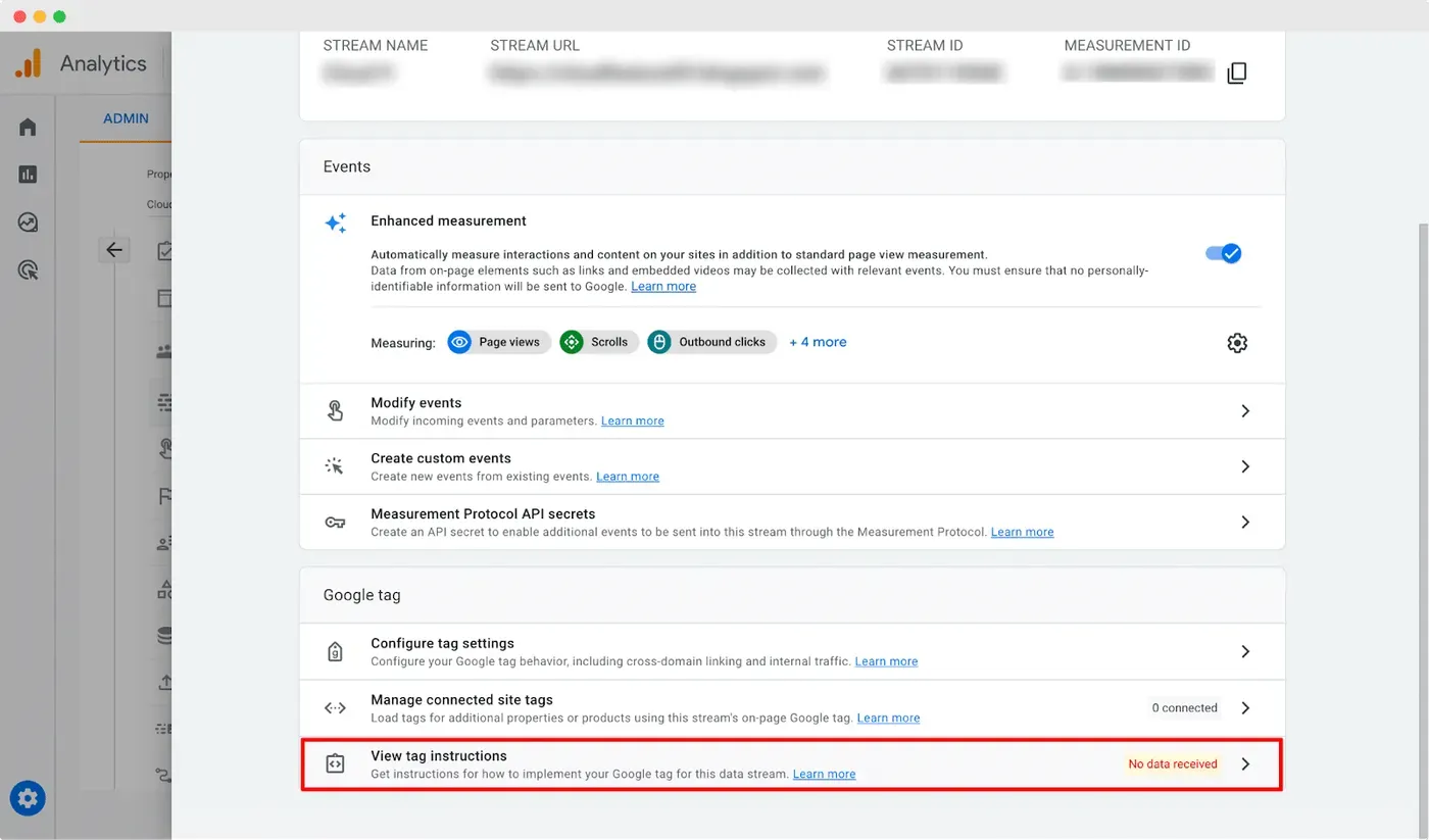 Google Analytics Property ID