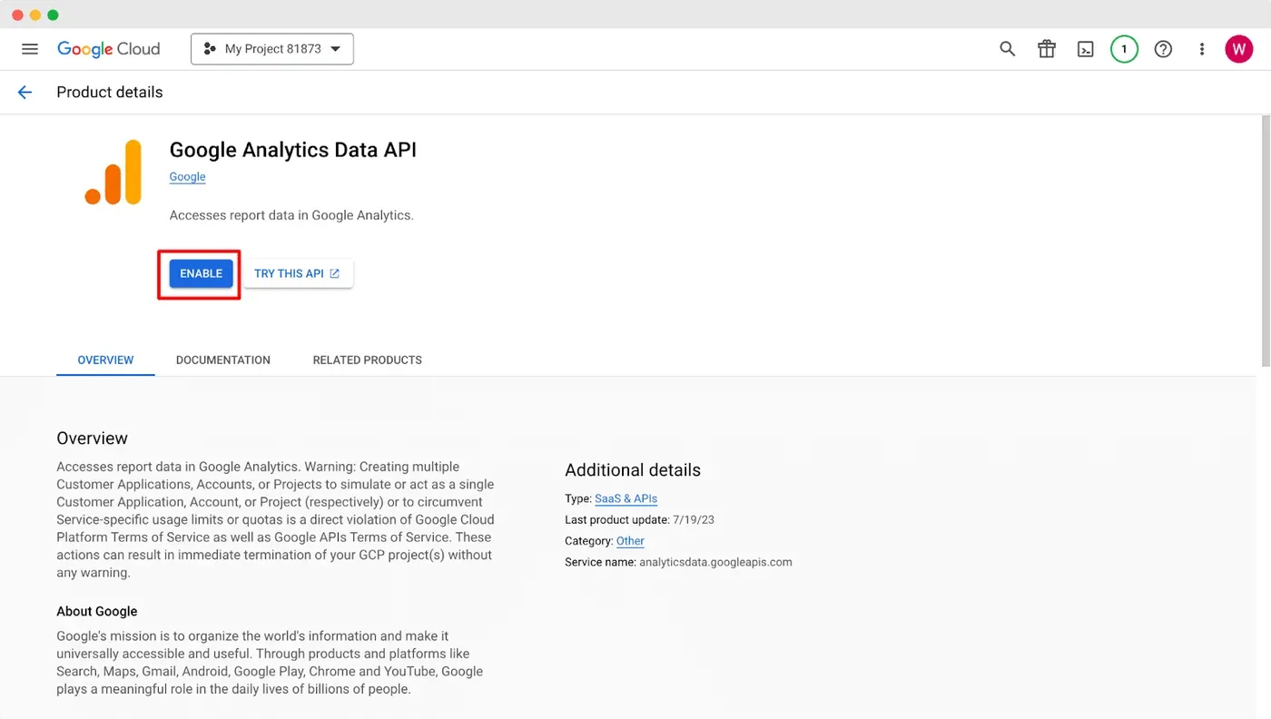 Connect StoreSEO With Google Analytics