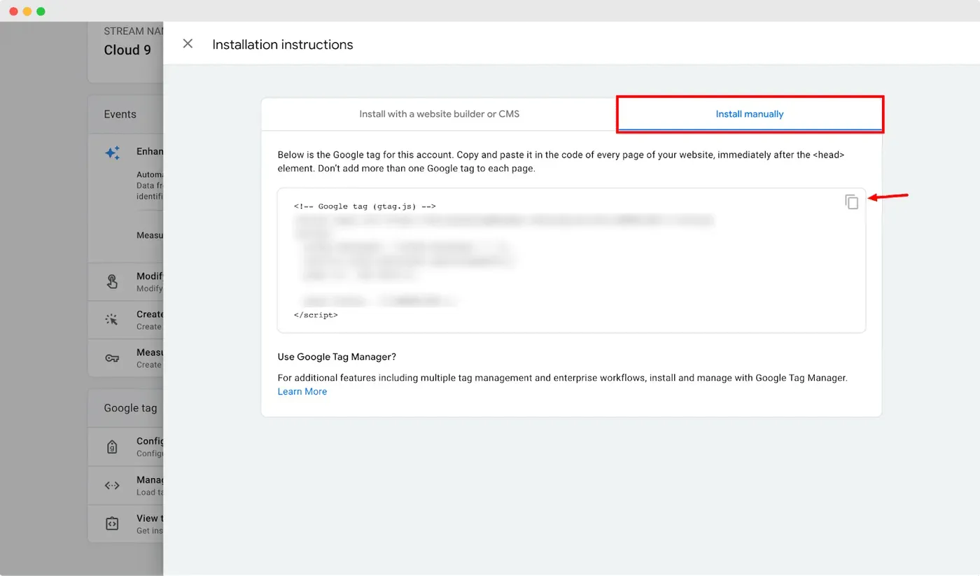 Google Analytics Property ID