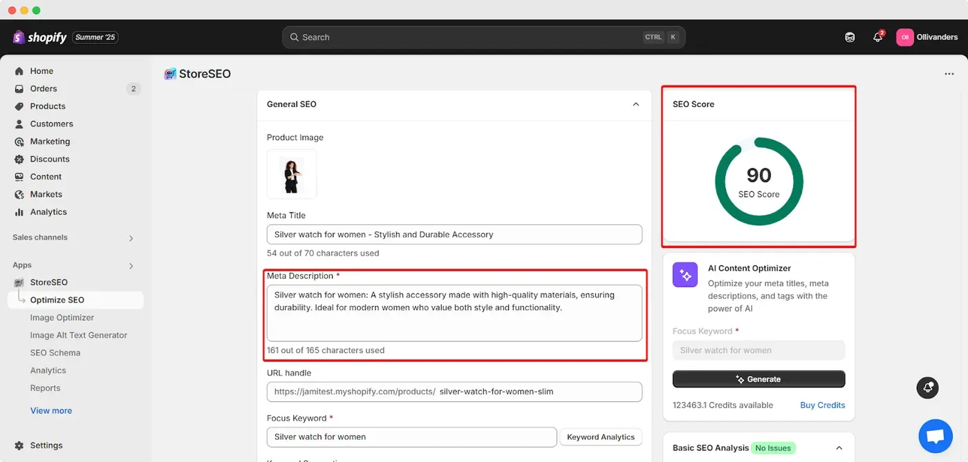 How To Add Meta Description To Products With StoreSEO?