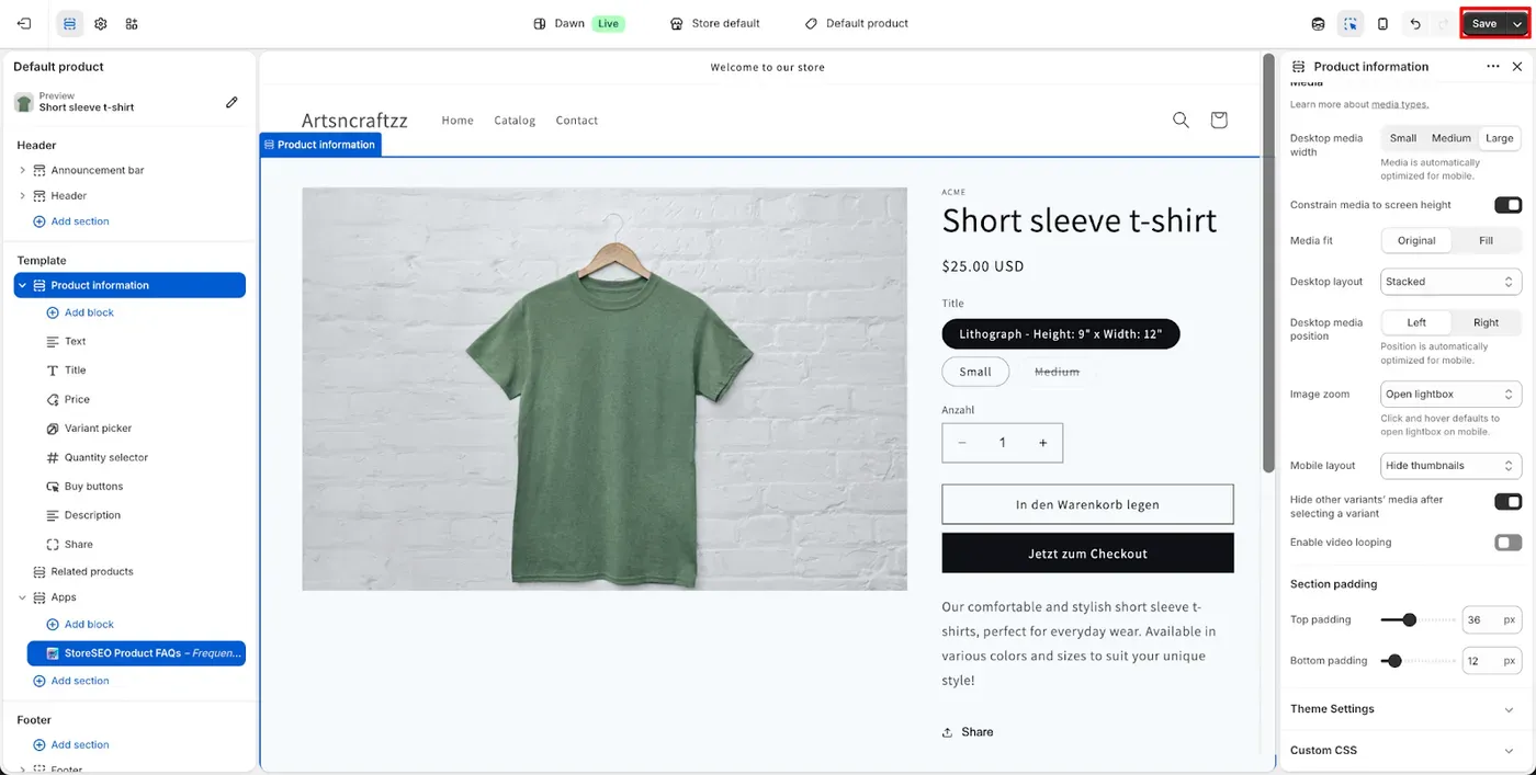 Show FAQs on Your Storefront