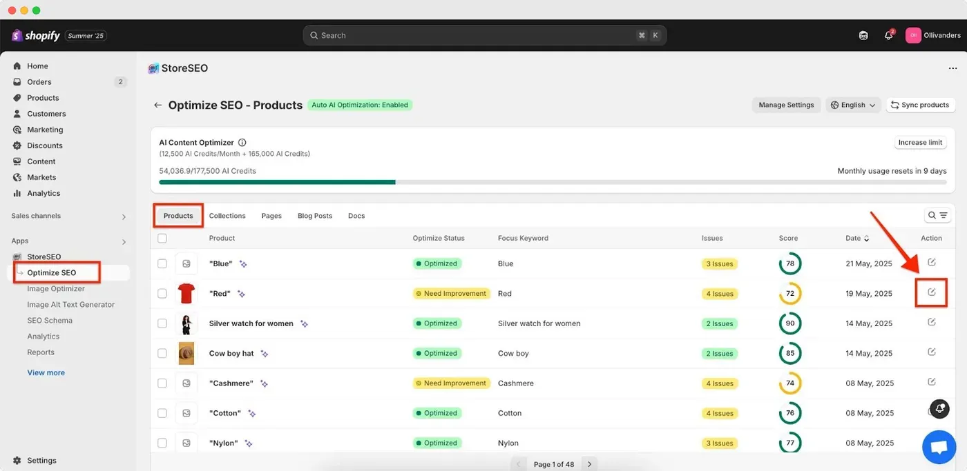 How To Add An Image Alt Text For Shopify Products With StoreSEO?