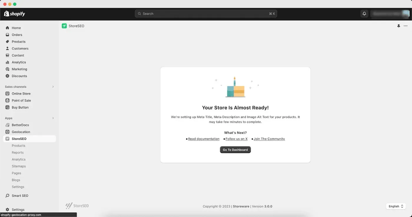 Migrate data to StoreSEO