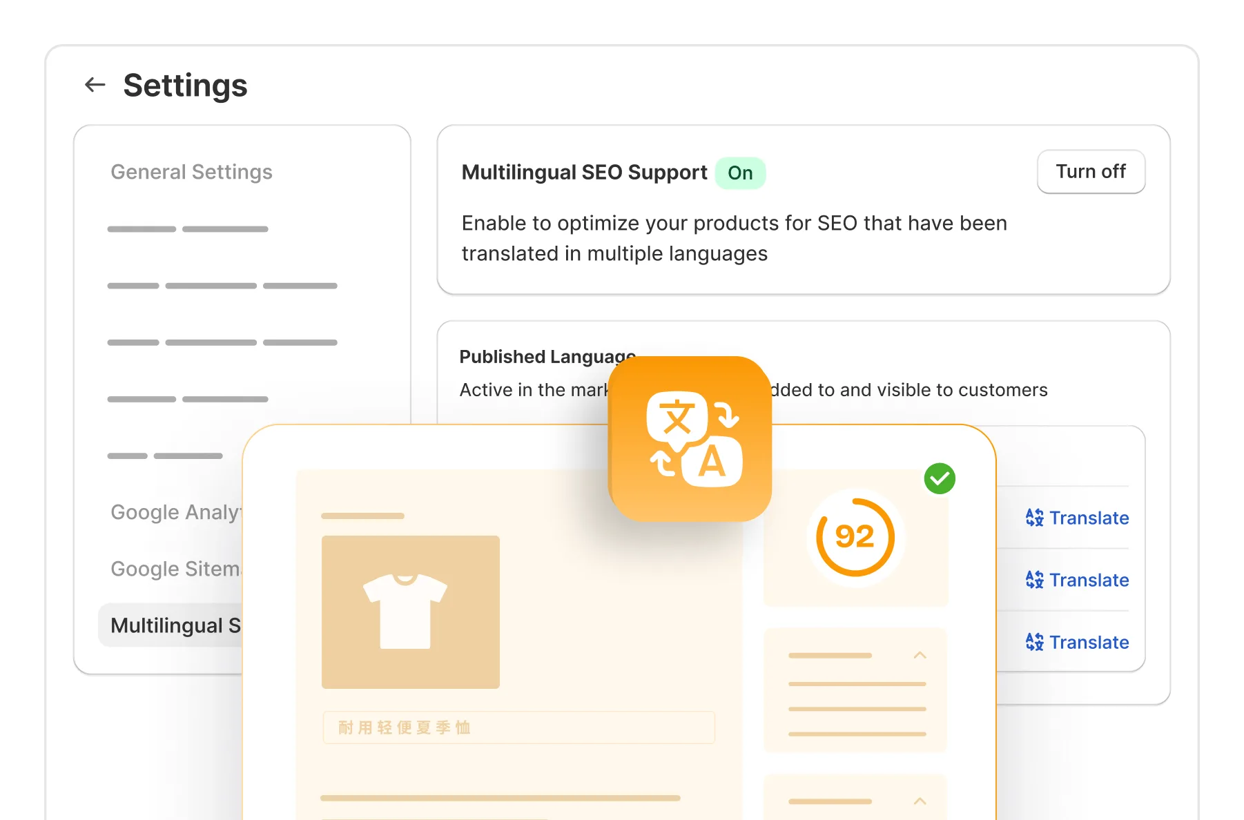 Multilingual SEO Support